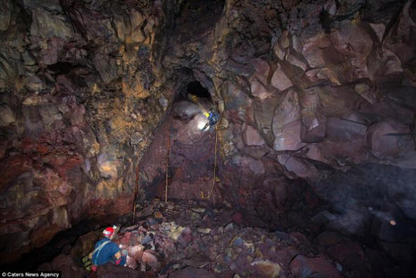 A huge network of volcanic caves discovered near Washington