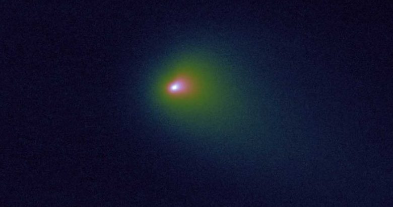 It looks like an interstellar comet flying through the solar system is decaying 