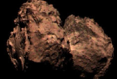 The first color photograph of a historical comet is received