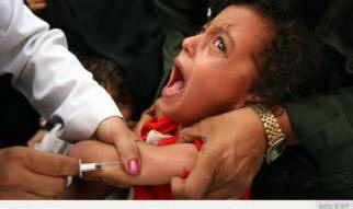 Measles epidemic started after vaccination