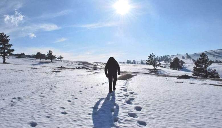 Allegedly a snowman captured in Utah