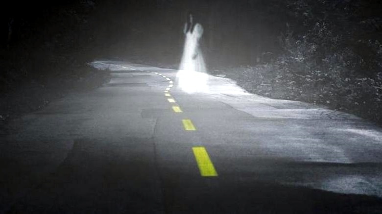 The ghost on the road in Malaysia puzzled the driver