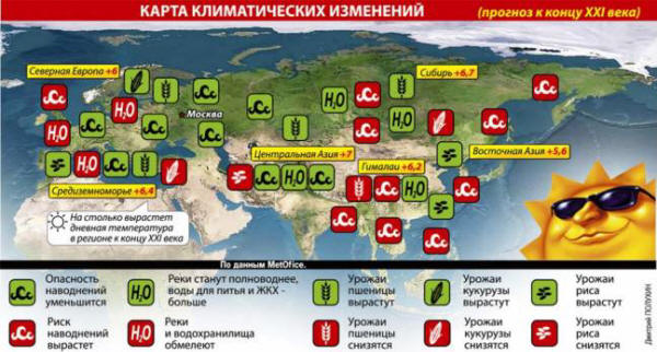 Climate experts' forecasts: tangerines will grow in the Volga region already this century
