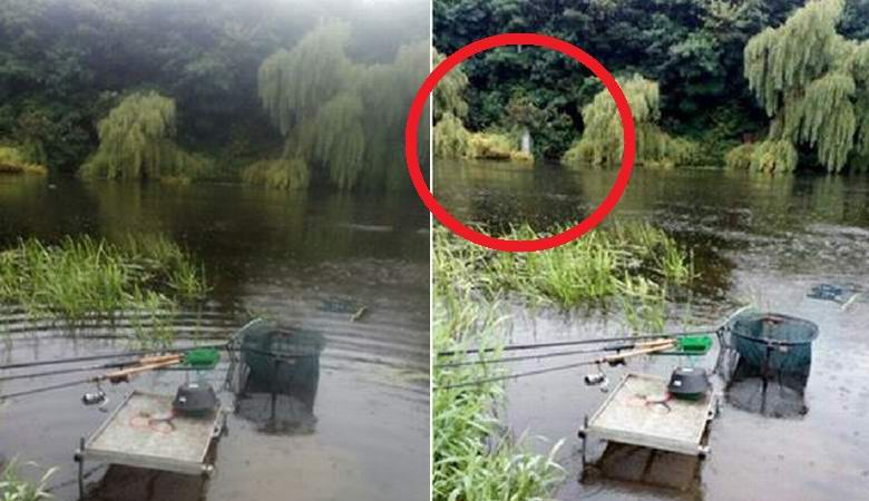 The fisherman photographed a ghost on the river