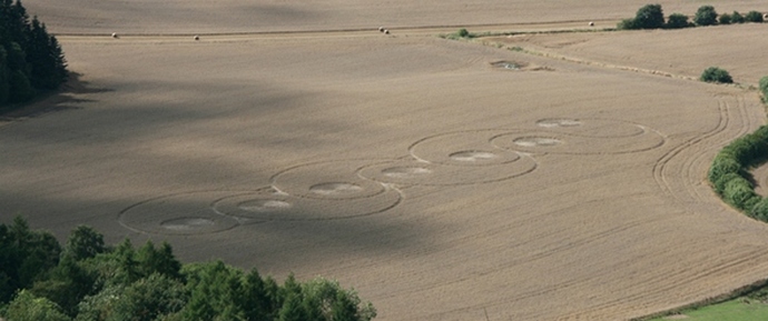 Drawings in the fields remain a mystery to us.