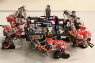 A robot that knows how to climb walls like a gecko is designed to work in space