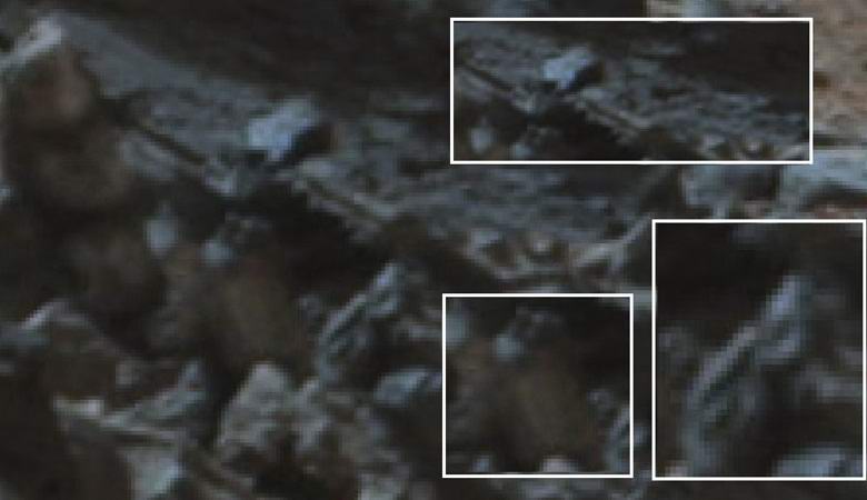 The Russian claims to have found the mummy of a dead soldier in a picture of Mars