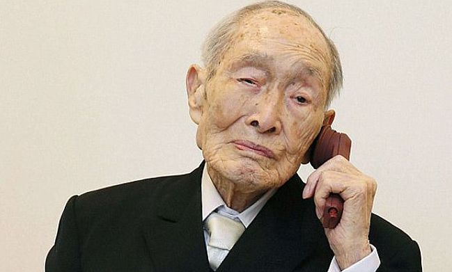 Today the oldest man on the planet is 112 years old