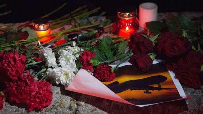 Today in Russia is the day of mourning for those killed in a plane crash