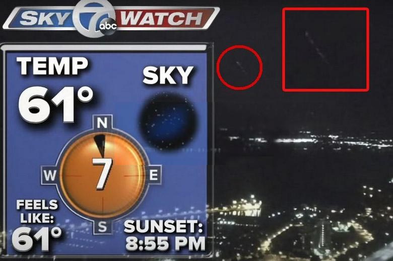 Nimble UFO appeared on WKBW