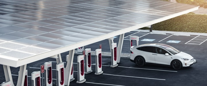 Tesla's Next Generation Station Charges 1,500 Electric Cars Per Day (VIDEO)