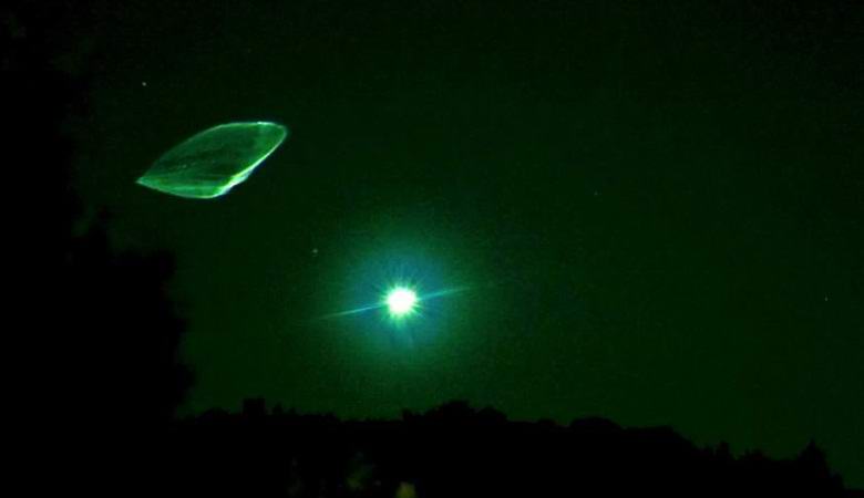 A luminous object appeared in the sky above Texas