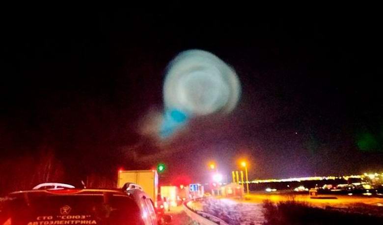 Foreign media took the luminous funnel over Siberia for the new secret weapon of the Russian Federation
