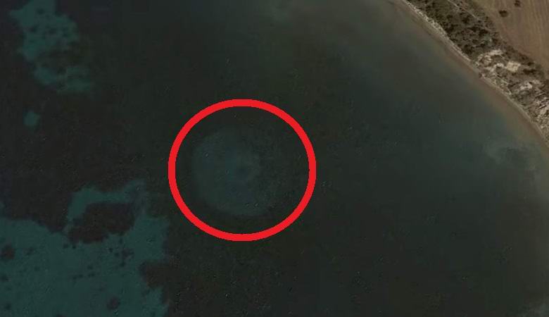 A mysterious round object found off the coast of Greece