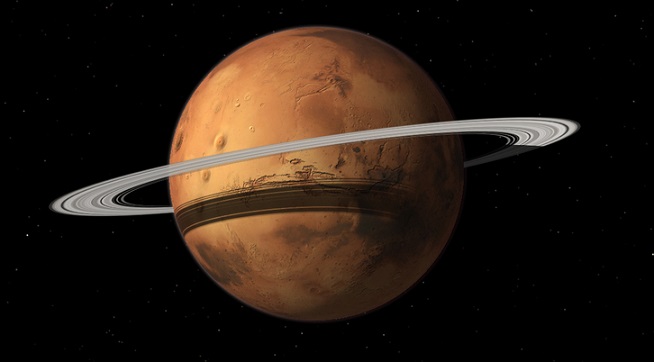 Mars may have rings