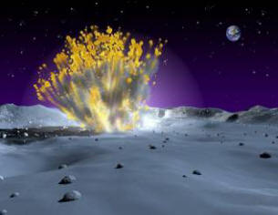 NASA scientists recorded an explosion on the surface of the moon