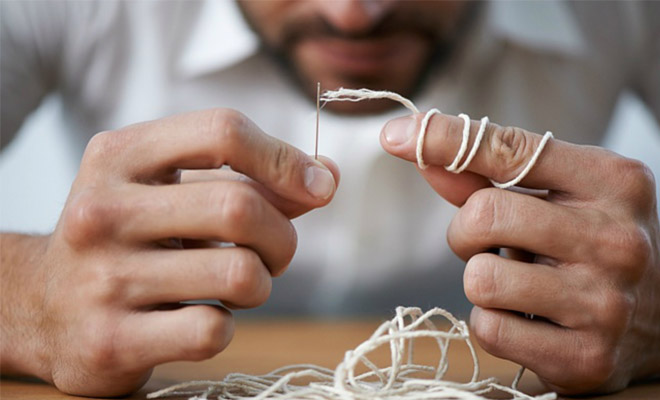 Learning how to easily thread a needle’s eye - we save nerves and save time