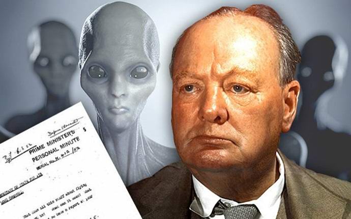 Winston Churchill believed in aliens