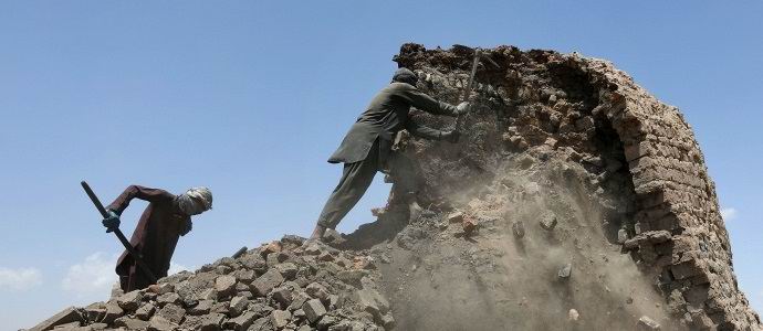 Ancient Buddha statues unearthed in Afghanistan