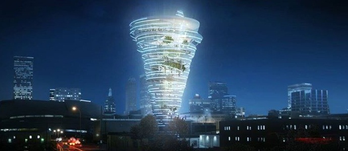 In America they want to build a tornado skyscraper