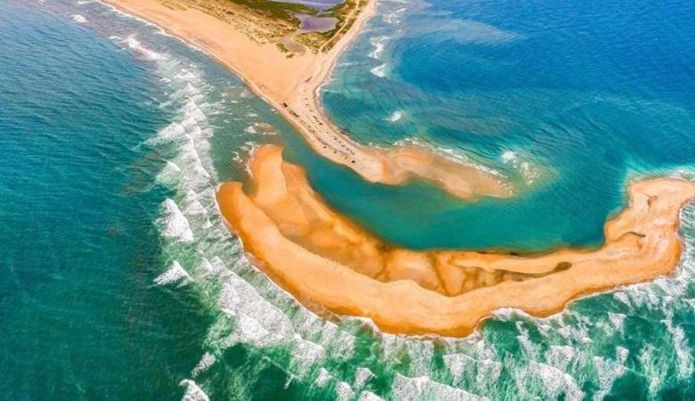 A new island formed in the Bermuda Triangle