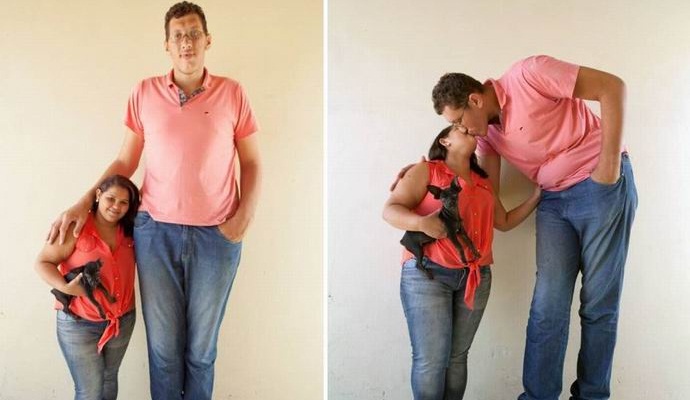 In Brazil, a giant married a little girl