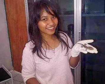 In Indonesia, a woman gave birth to a lizard