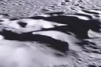 In the frames transmitted by NASA probes from the moon, there were ruins of some structure