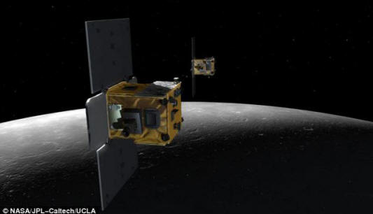Twin probes studied the anomalies of the gravitational field of the moon