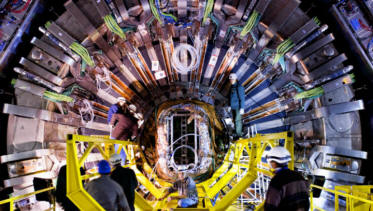 Two unknown massive particles were found in the collider