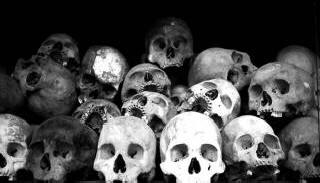 16 human skulls found on the street in Prague