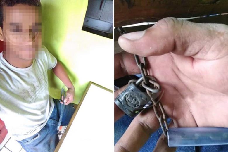 In restaurants in Peru, a client is chained to a chair so that he does not run away without paying.
