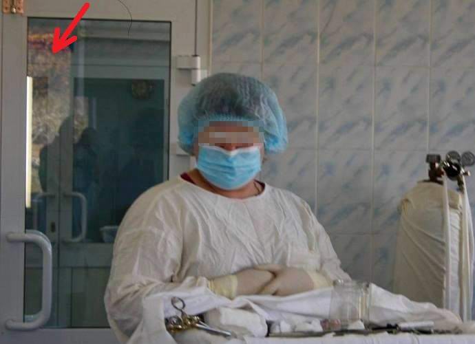 A ghost was photographed in a Russian hospital