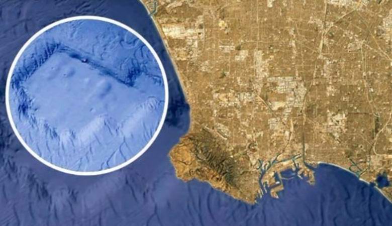 A mysterious structure found in water off the coast of California