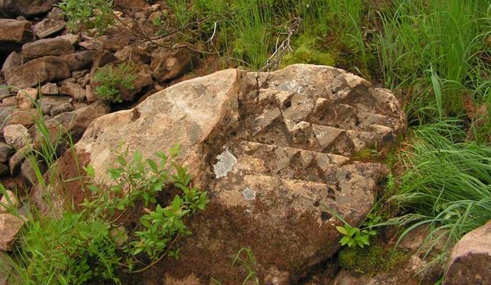 A stone with a mysterious ornament was discovered in Yakutia