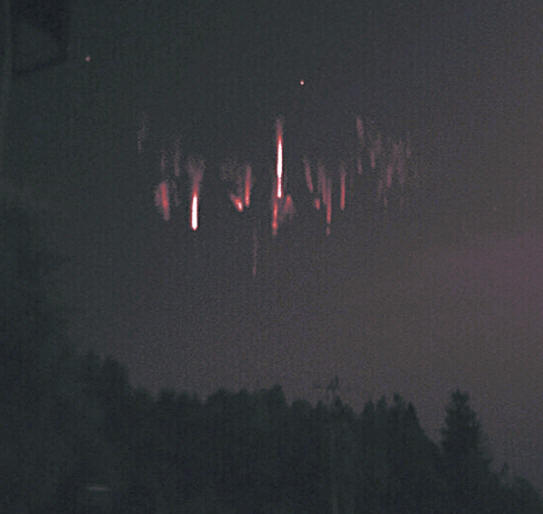 Sometimes amateur photographers are lucky: these ghosts were filmed on August 15 in the sky over Denmark