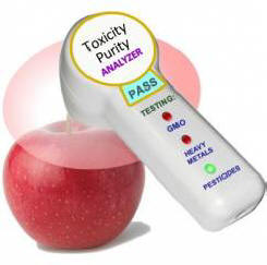 Soon, consumers will receive a portable device that detects GMOs and toxins in food.