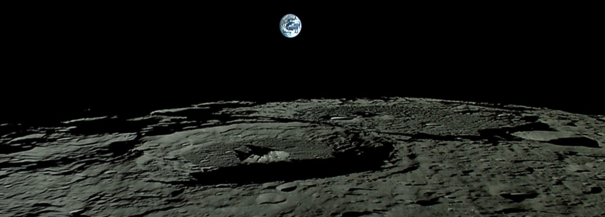 The Japanese showed what the sunrise and sunset of the Earth looks like on the Moon 