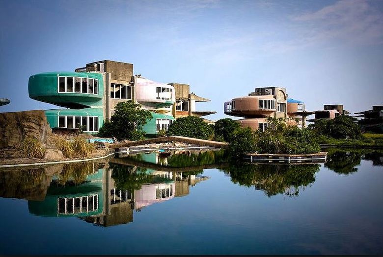 An abandoned ghost town in Taiwan