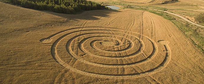 Mysterious crop circles in Spain - exotic so far