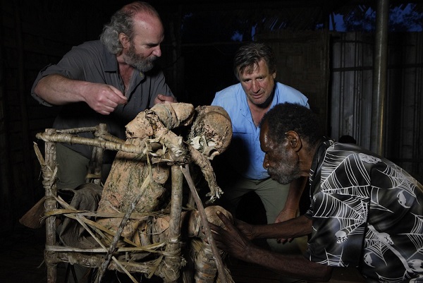 The sooty mummy helps locals make contact with the spirit world
