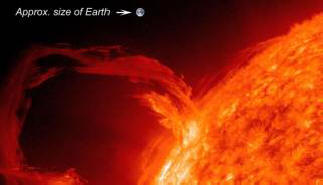 The earth barely escaped the catastrophe from a heavy-duty electromagnetic shock from the sun.
